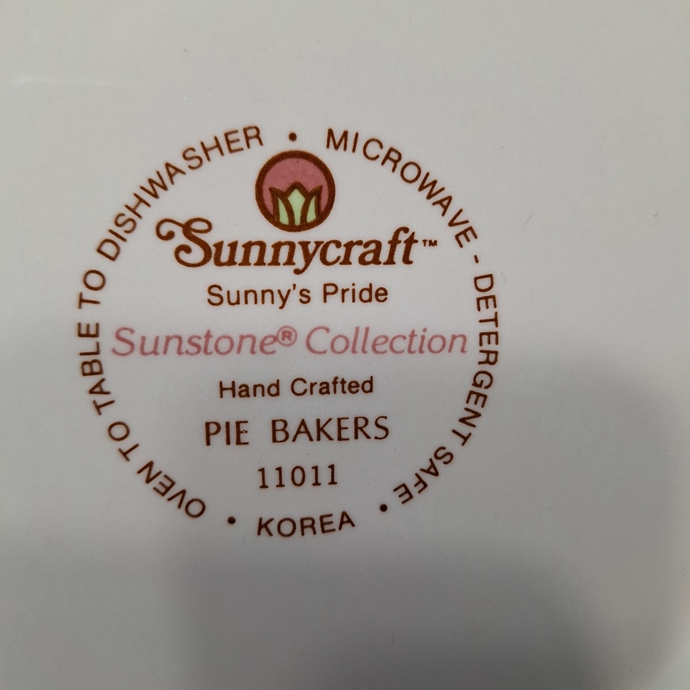 Sunnycraft Pecan Pie Plate - Picture 5 of 9